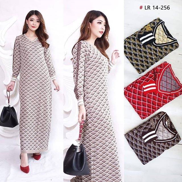 Gamis knit rajut premium / gamis knit / gamis rajut / gamis lebaran / gamis premium