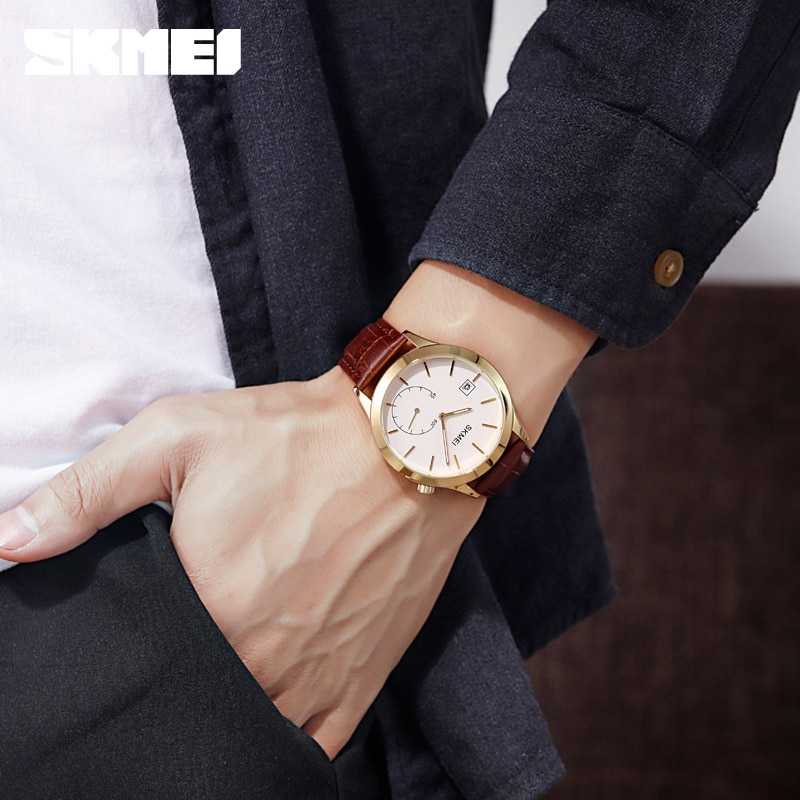 IDN - SKMEI Jam Tangan Analog Pria Strap Stainless Steel - 1581