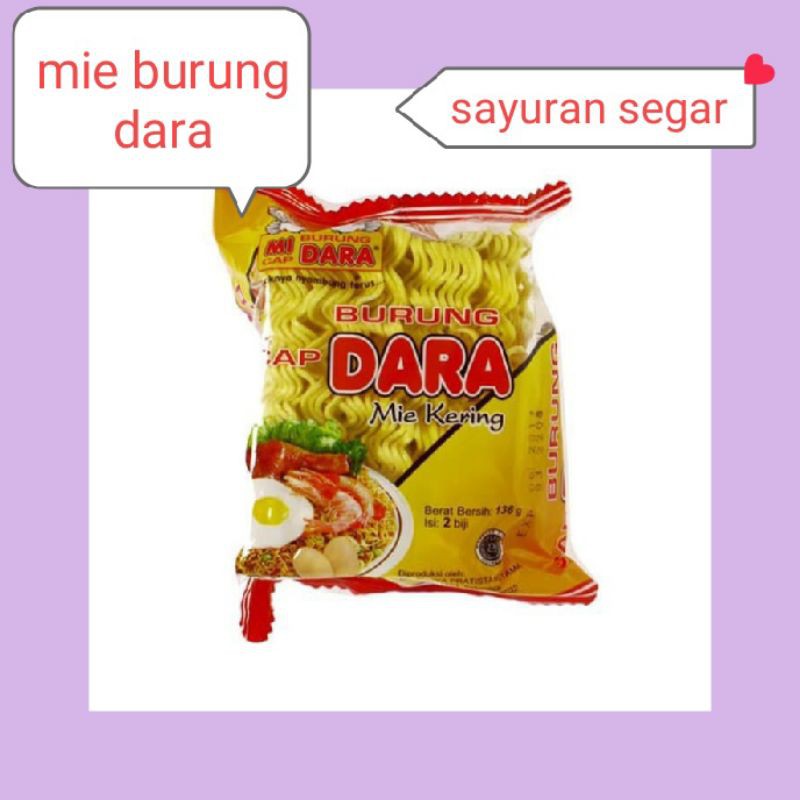 

MIE BURUNG DARA
