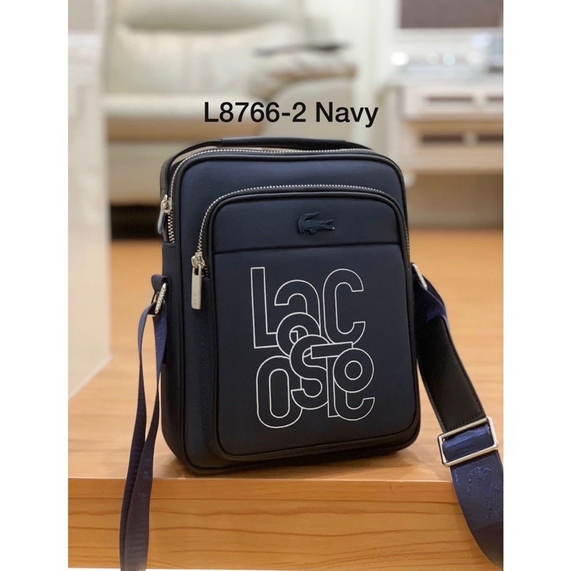 Selempang Lacost Tas Santai Pria Import Lcoste Original