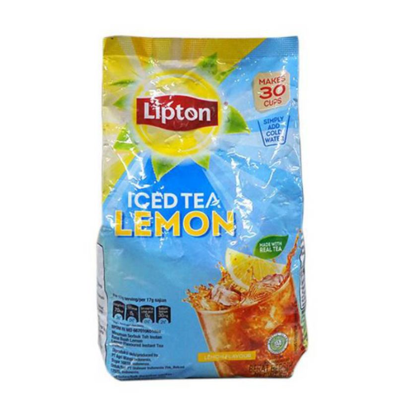 Jual Lipton Iced Tea Lemon Powder 510gr Shopee Indonesia 0753