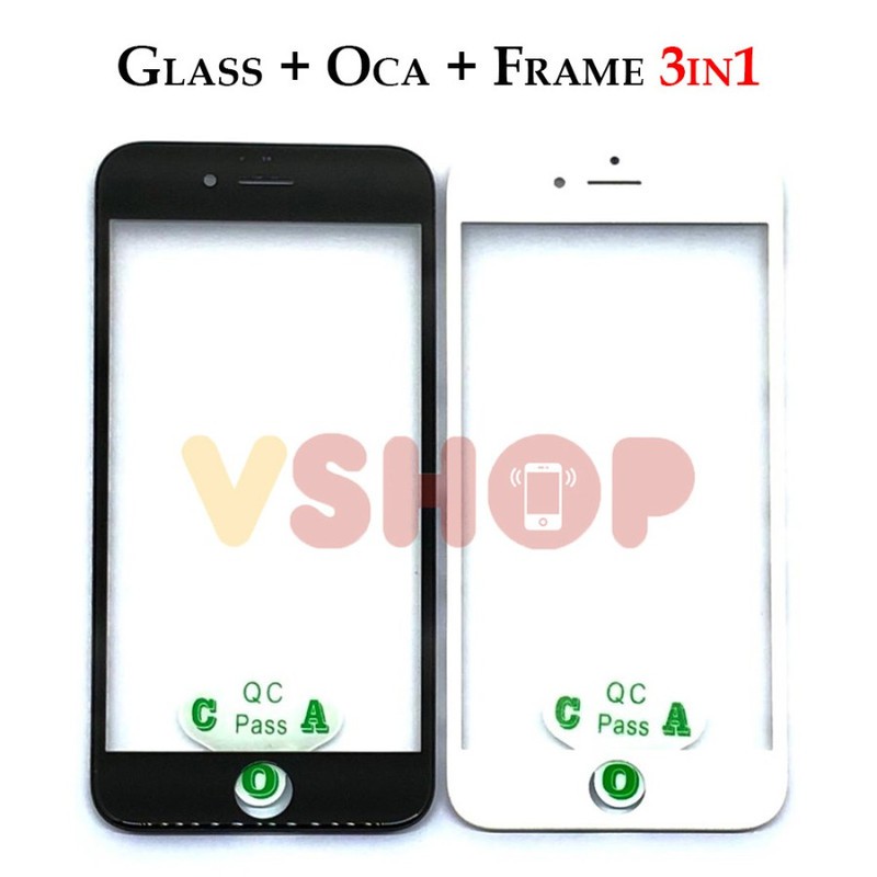 Kaca TouchScreen TS Layar Sentuh Kaca Depan LCD + Frame + Lem OCA iPhone 6 6G ip6