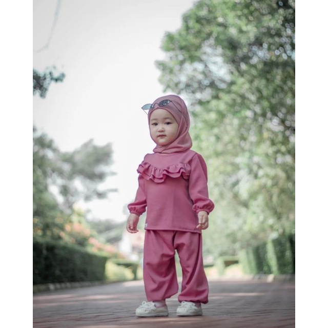 Baju anak perempuan shakila 0 1 tahun 2 3 tahun