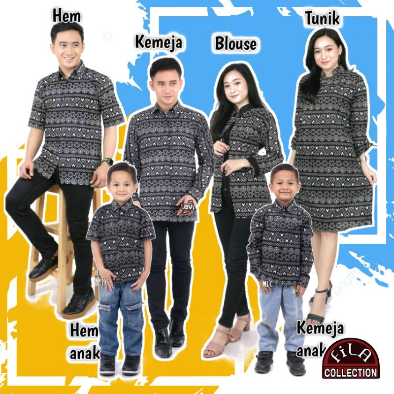 TERBARU Baju Seragam Keluarga Motif Semut // Baju Gamis Muslimah Terlaris / Baju couple ayah anak