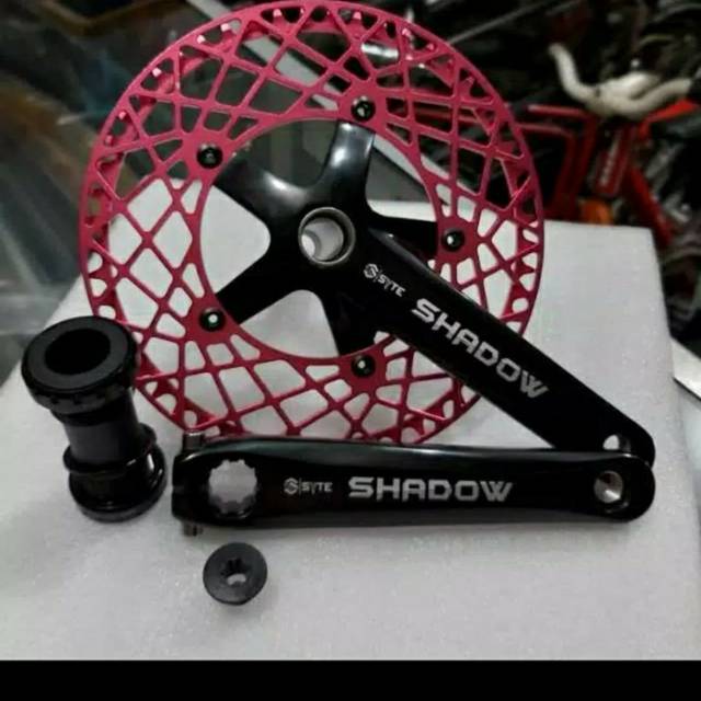 CRANK SYTE SHADOW HT2 53T FOLDING BIKE SEPEDA LIPAT