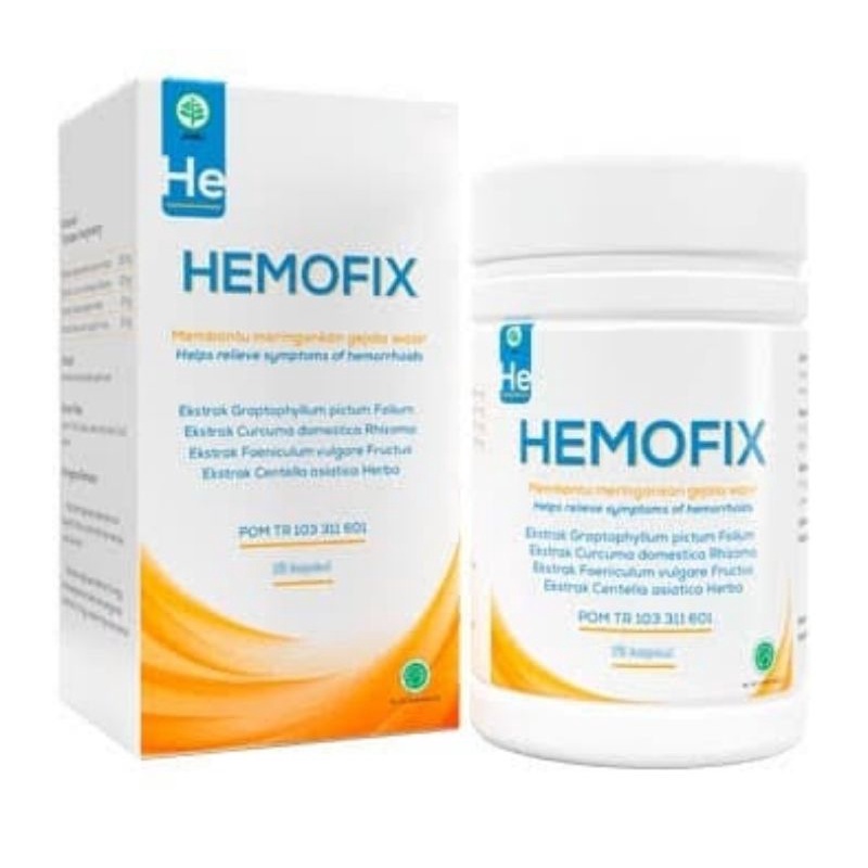 

Obat Wasir Ambeien HEMOFIX Asli Herbal Original Terpercaya Ampuh
