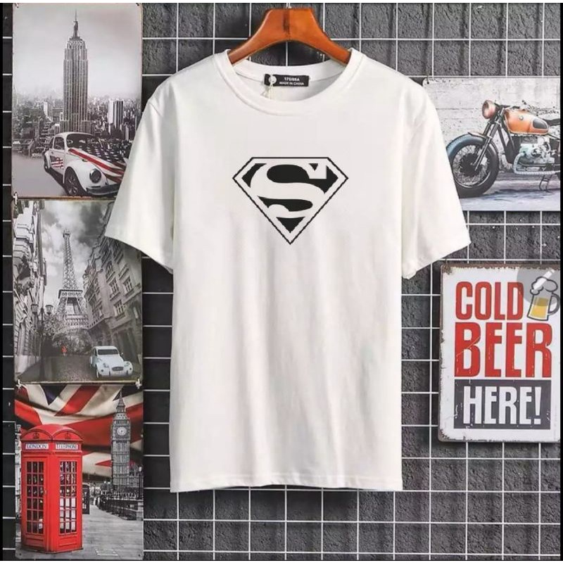 Kaos Pria Dewasa Cotton Combed Baju Kaos Oblong Pria Lengan Pendek