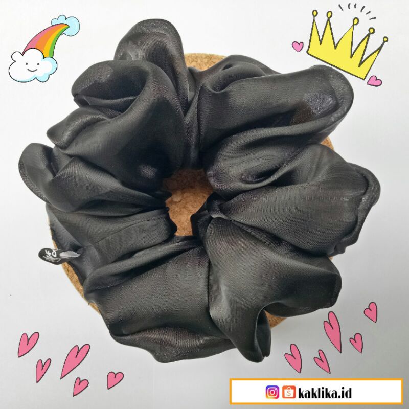 Scrunchie Ikat Rambut Organza Premium Big