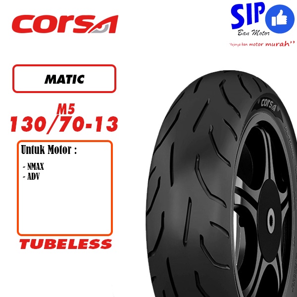 Ban motor Nmax Corsa M5 130 70 13 Platinum tubeless