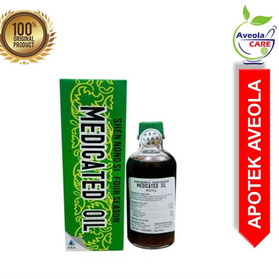 Medicated Oil 40 ml - Produk Original