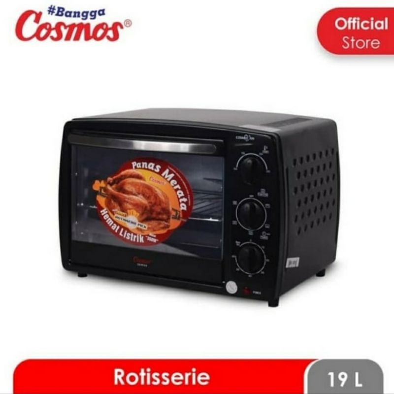 Oven Listrik Cosmos CO 9919 R 19 Liter Electric Oven Cosmos 19 Liter Cosmos CO-9919 R CO 9919 R