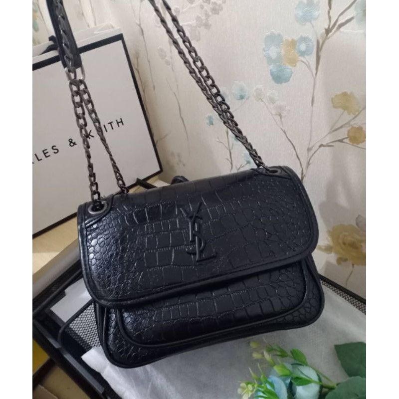TAS YSL NIKI CROCO