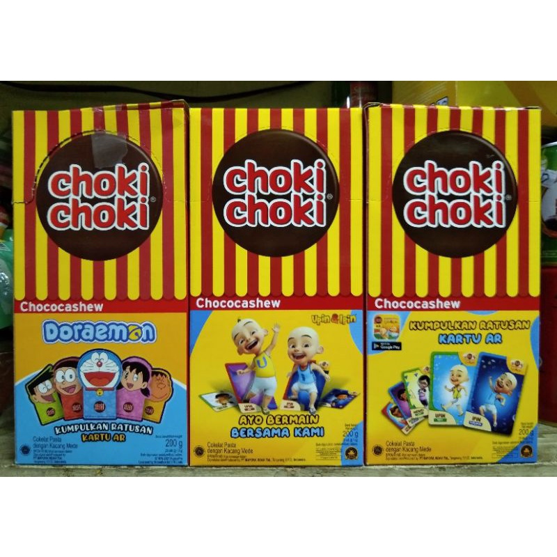 

CHOKI CHOKI COKELAT PASTA CHOCOCASHEW 200 GRAM 20 STIK