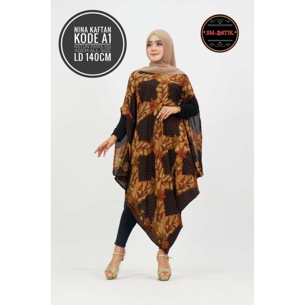 NINA KAFTAN BATIK ASLI SOLO KAIN HALUS BATIK PREMIUM MODERN  A1 batik solo wanita SM WULU MACAN NGAUNG GARUDA SALUR KAFTAN PEKSI NAVY KOKO UNGU KOKO GUNUNG  MERAK ABU AKAR ABU WIJOYOKUSUMO KAWUNG GEDHE ASWOTOMO SOGAN BATIK SOLO AMANAH BATIKSOLOAMANAH