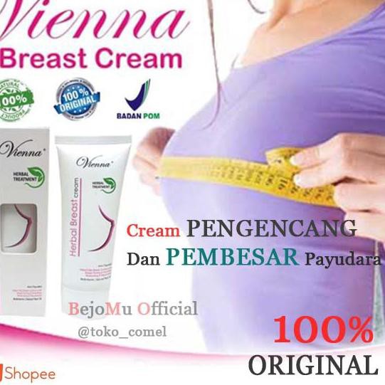 ם BejoMu - Cream Pembesar & Pengencang Payudara BPOM Vienna Breast Cream Original 100% Asli C@D17 ..