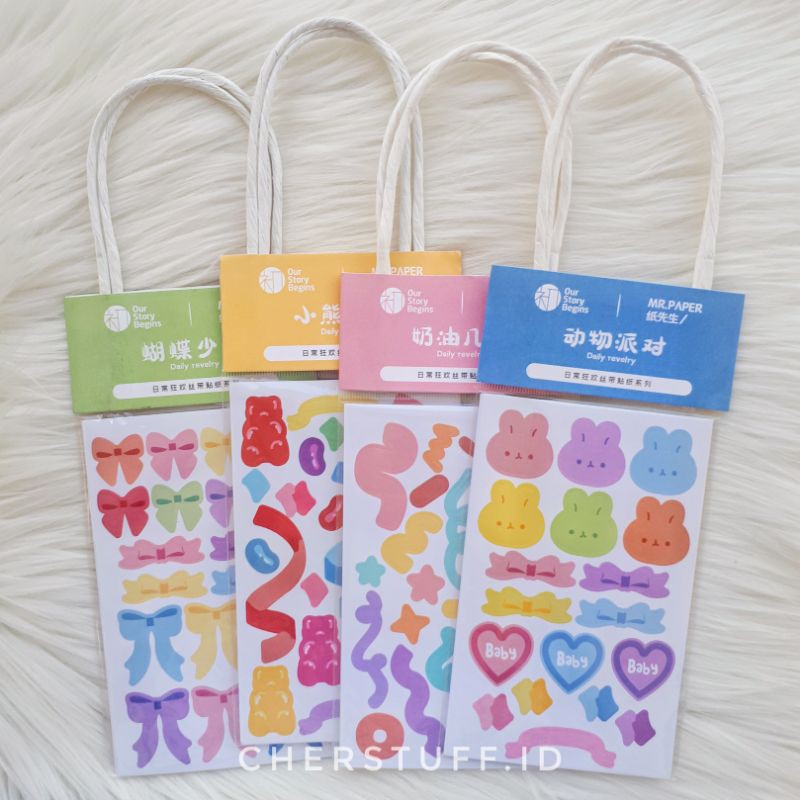 

sticker deco carnival 4 sheets kode ztp92 | CHERSTUFF.ID