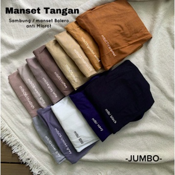 TERMURAH!! Manset Tangan Sambung Bolero Anti Melorot / Standar dan Jumbo