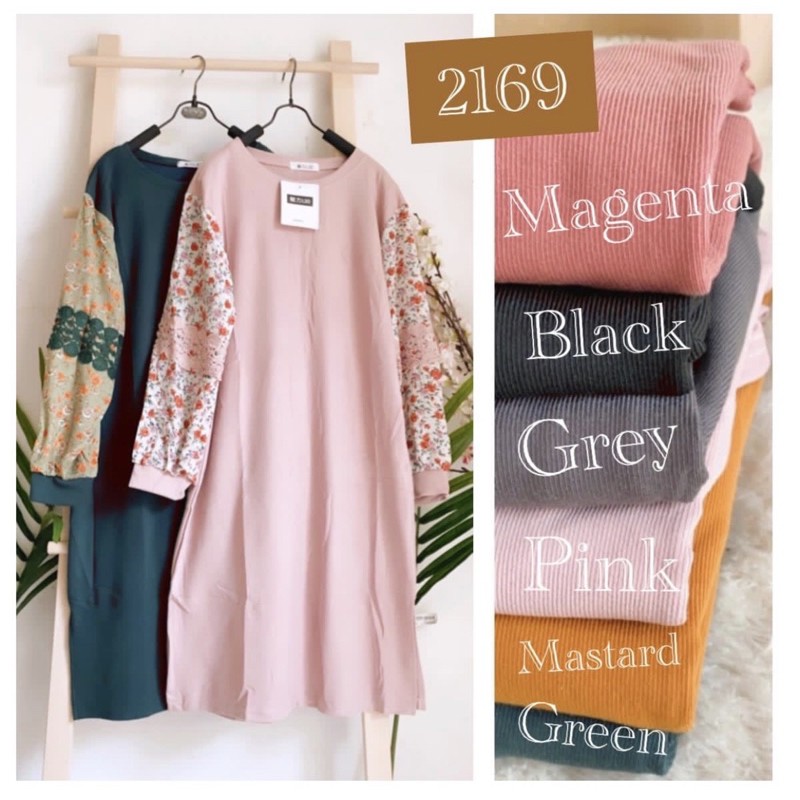 Rajut tunik kombinasi import