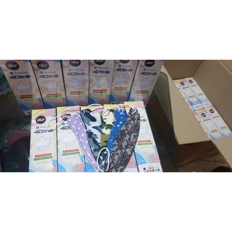 masker fivecare 4D 4 ply KF94//Earloop masker fivecare
