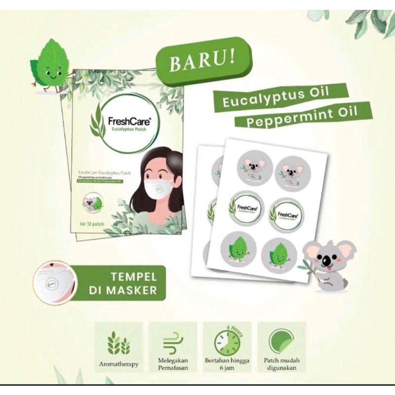 READY freshcare patch / fresh care patch / freshcare eucalyptus patch/ patch masker / aroma masker