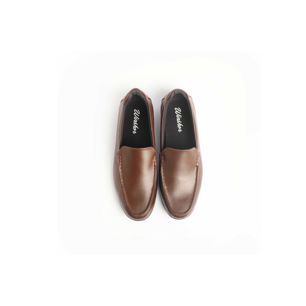 Sepatu Slip on Pria - Winshor - Nixter - Dark Brown