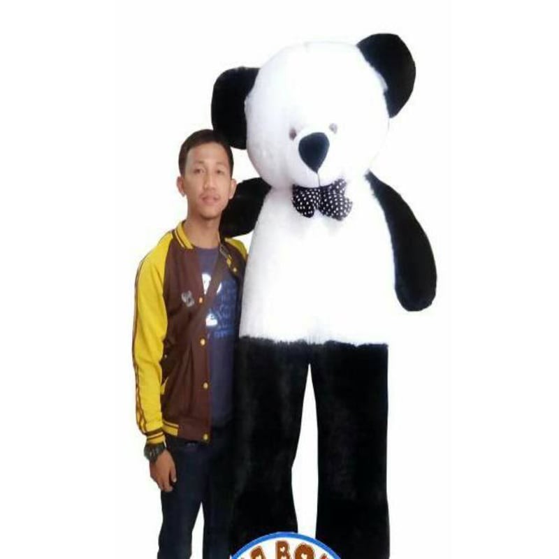 Boneka Panda Super Jumbo 1.6 meter Dasi Besar / Boneka SPJ dekiddos