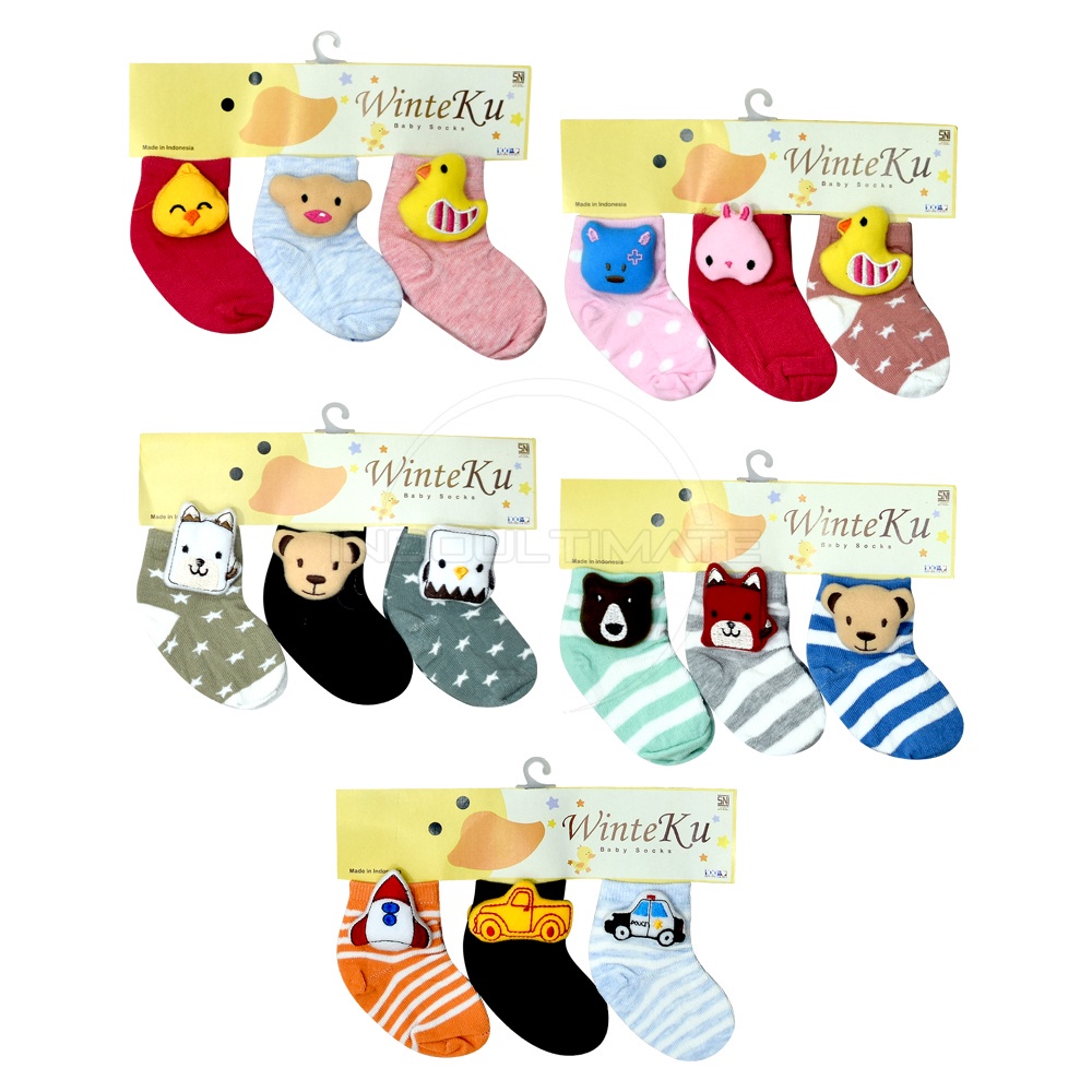 3Pcs Kaos Kaki Bayi Newborn (0-6 Bulan ) Kaos Kaki Bayi Laki-Laki Perempuan SY-0625 Kaos Kaki Motif Karakter Baby Sock Sarung Kaki Bayi Pelindung Kaki Bayi Alas Kaki Bayi Aksesoris Pakaian Bayi Kaos Kaki Bayi Polos Karakter