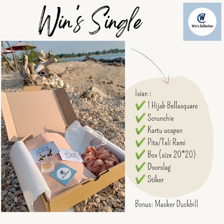 

Hampers/Kado box/Gift Box Paket Win's Single