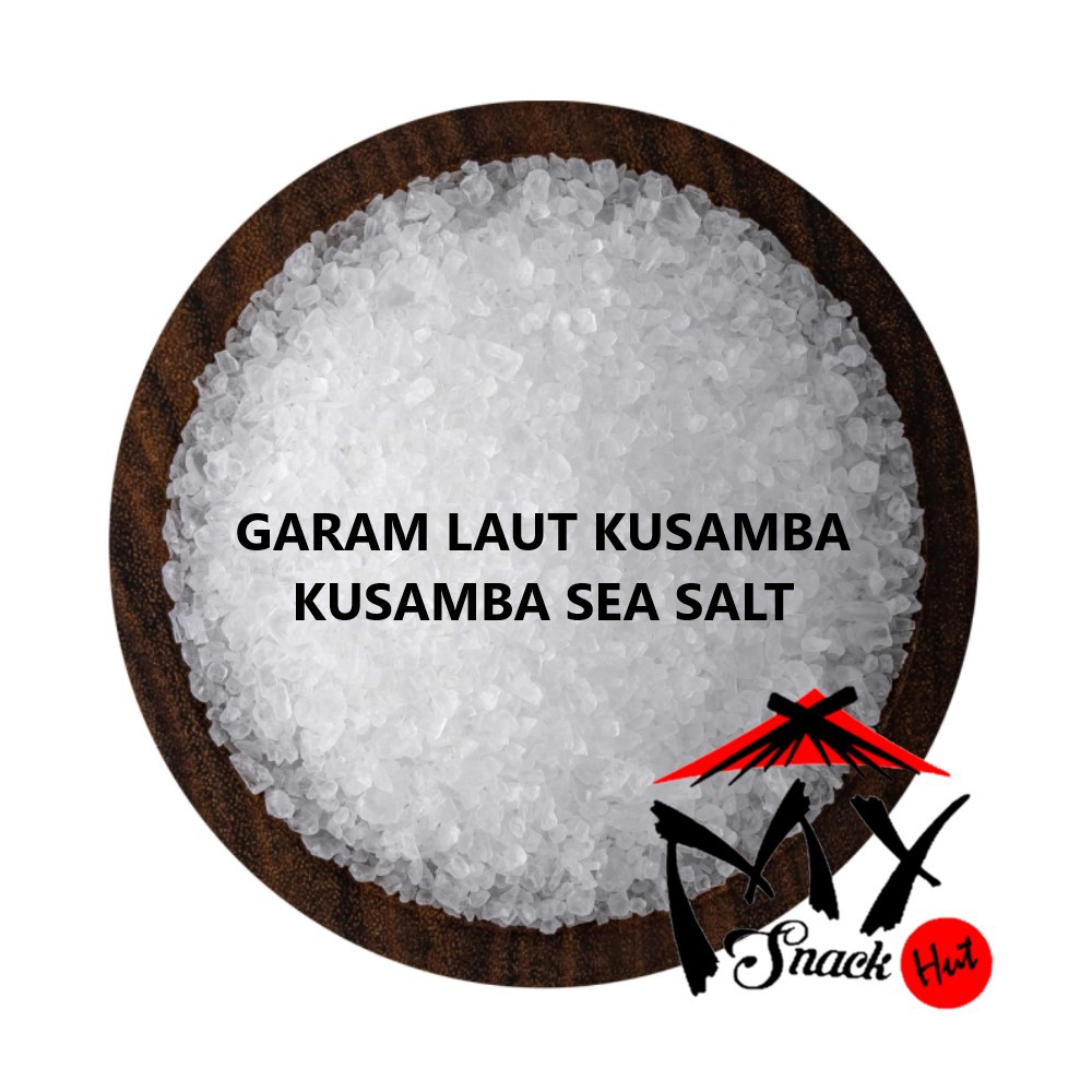 GARAM KUSAMBA 50GR - KESUMBA SEA SALT BALI - BALINESE GARAM MASAK GOURMET COOKING SALT