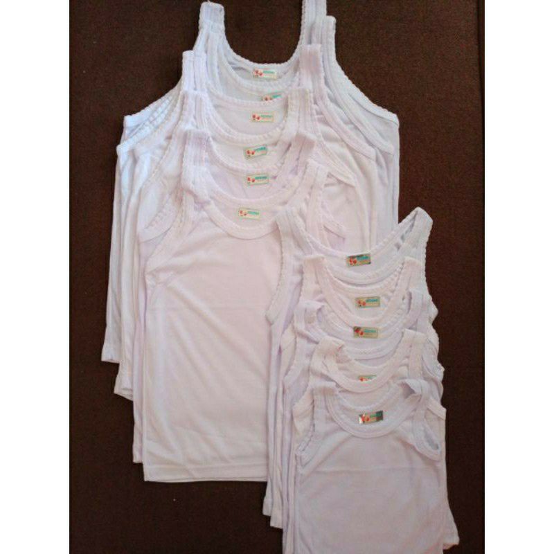 3 pcs Singlet Anak Laki Laki dan Perempuan Hosana // kaos dalam anak murah