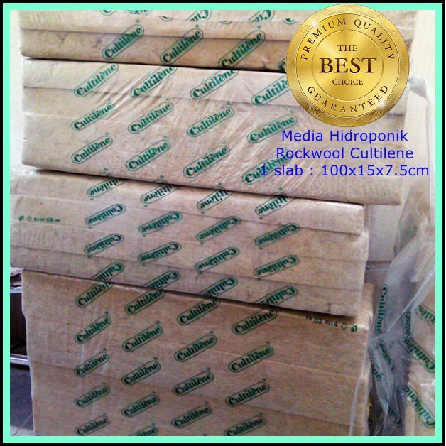 ORI 1 SLAB ROCKWOOL CULTILENE ORIGINAL IMPORT Grosir Media Tanam Hidroponik OK