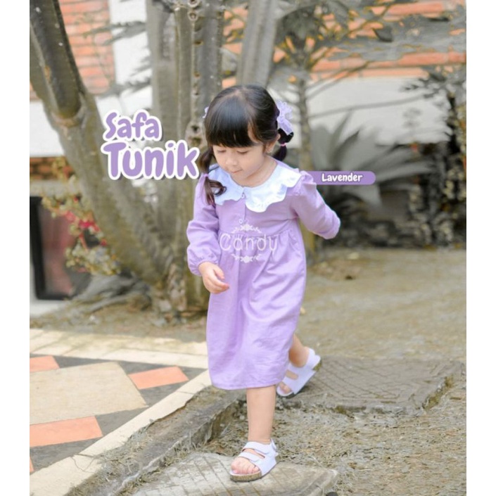 TUNIK SAFA ANAK PEREMPUAN 2-5TAHUN BY CANDY