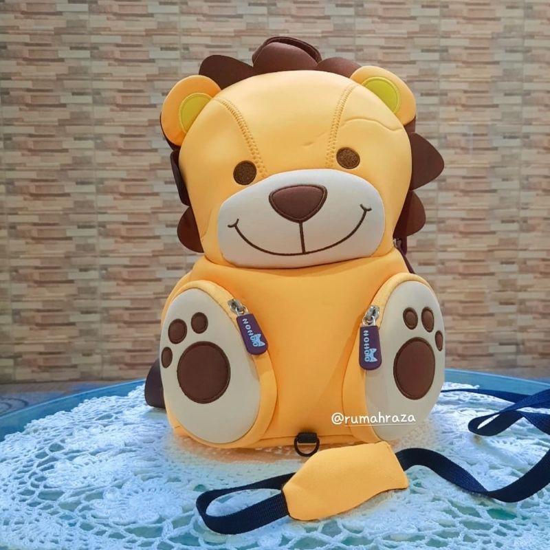 Tas Ransel Anak Balita - Nohoo Lion Backpack