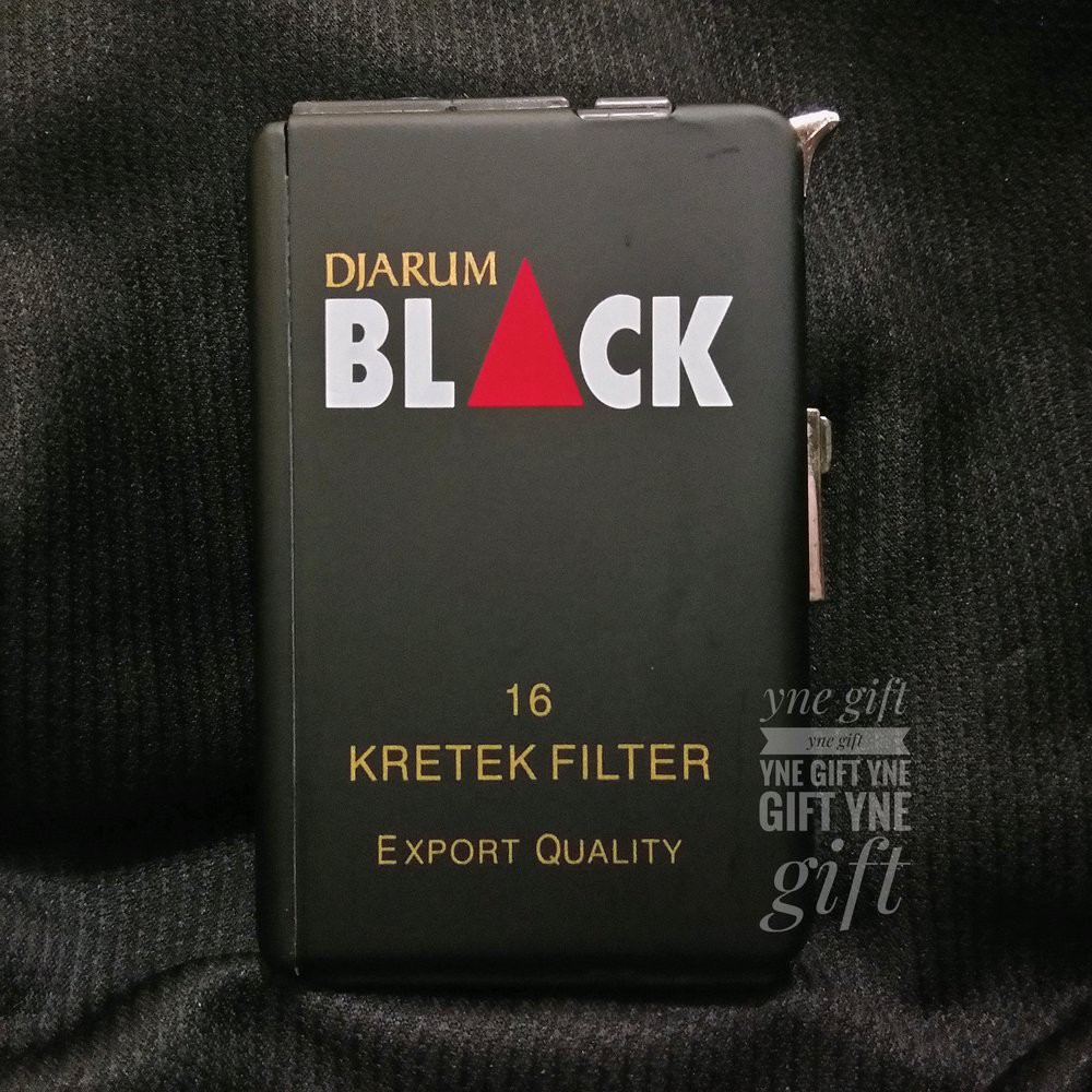 PROMO COD Kotak Rokok Korek Api Djarum Black. Tempat Rokok Unik. Bungkus Rokok Murah