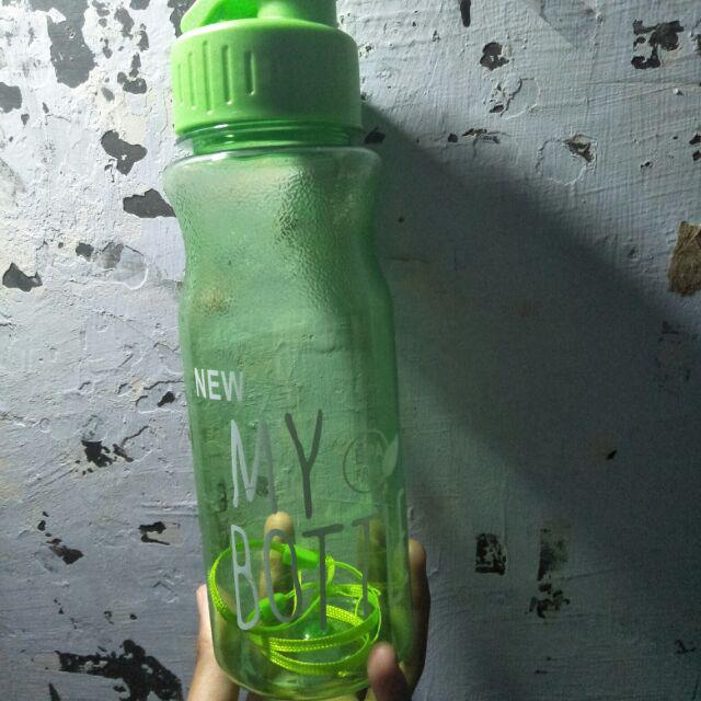 New Flip My Bottle - Botol Minum Clip Up Hitam
