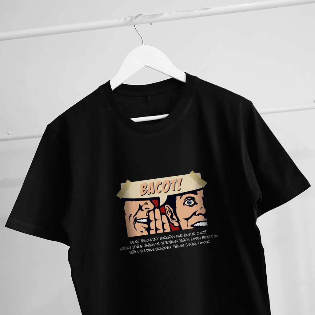 KAOS PRINT / KAOS BACOT / KAOS KARTUN / KAOS KOMIK