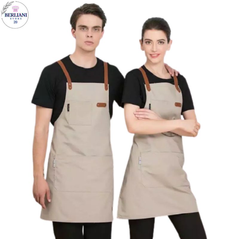 Apron Celemek Masak Apron Masak Apron Barbershop Celemek Barista Celemek Masak Apron Masak Bartender