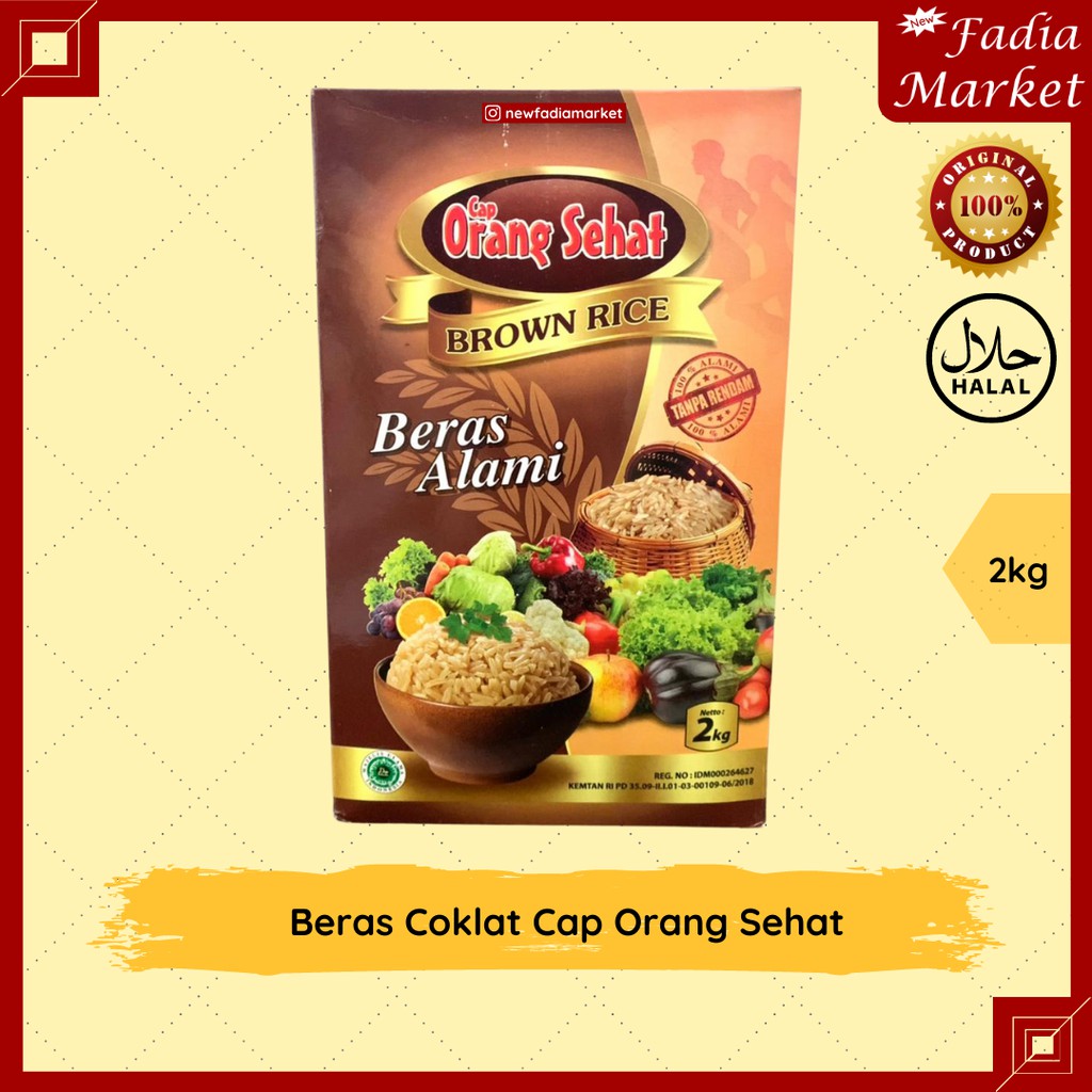 

Beras Coklat Cap Orang Sehat 2kg