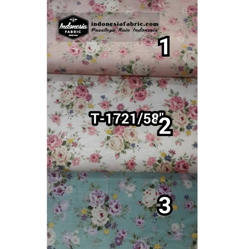 [Toko Kain Grosir] Kain Gamis Kain Katun Jepang ori Tokai motif Mikayla