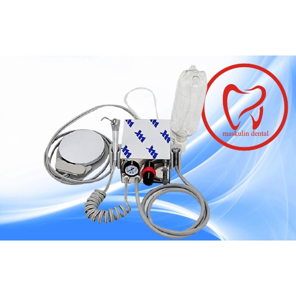 Dental minijet portable gantung minijet bor behel gigi highspeed threeway 4 hole
