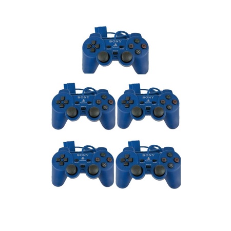 Stik ps2/ stik ps2 Sony Ori Pabrik Warna kabel serat [ isi 5 pcs ]