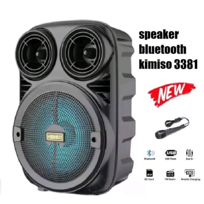 speaker bluetooth 3381/338/salon portebel radio speaker aktif