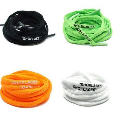 NEW PRODUK TALI SEPATU OFF-WHITE SHOELACES OFF WHITE BLACK ORANGE GREEN LACES