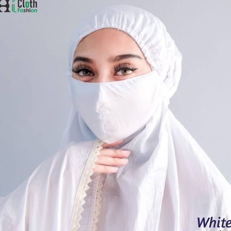 masker muslimah | masker hijab polos