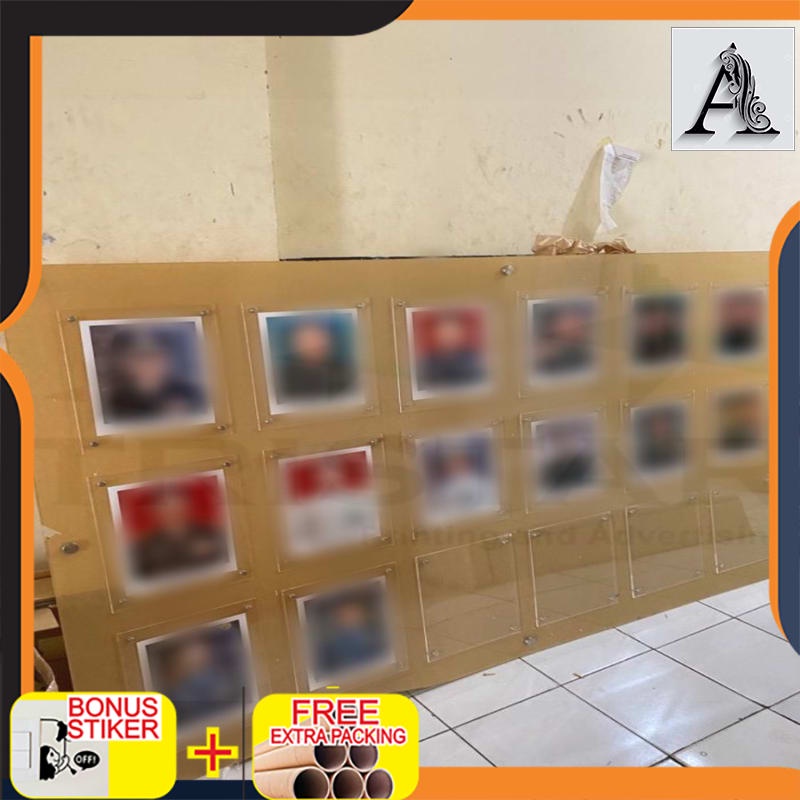 

Promo Akrilik Frame Custom BIG SIZE/ CUSTOM SIZE !! TERMURAH ! - Putih 5mm+3mm