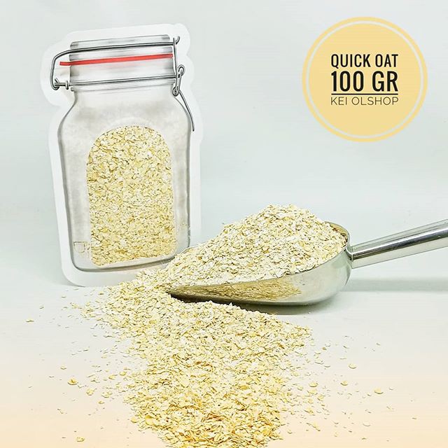 Pure Quick oat (oat cacah), Oat Instan (kemasan standing ...