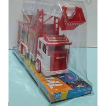 mainan truk pemadam dan crane jsp 2087 high quality plastik