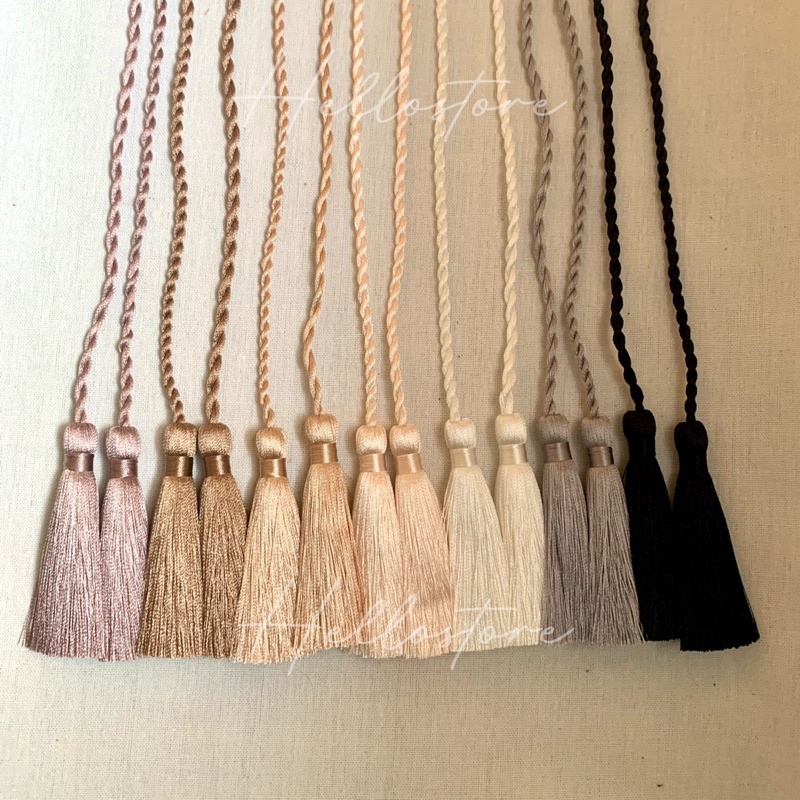 Tali tassel/rumbai hampers (BUKAN BELT) | tassel hiasan hampers | tassel tali panjang | hampers deco