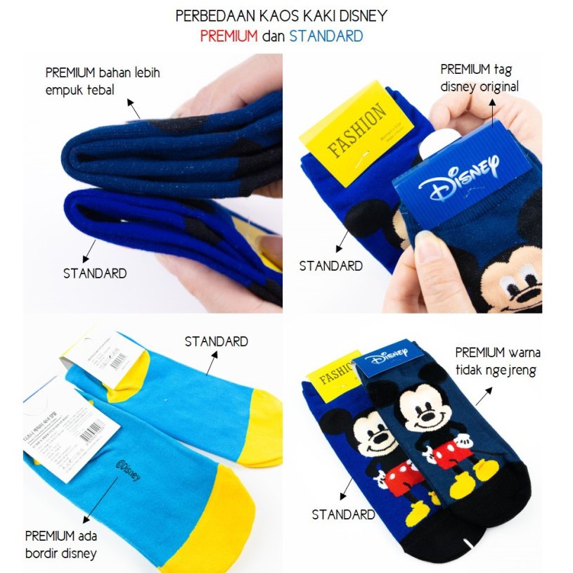 DISNEY STANDARD - Kaos Kaki Pendek Semata Kaki/ Kaos Kaki Ankle Dewasa Wanita-2