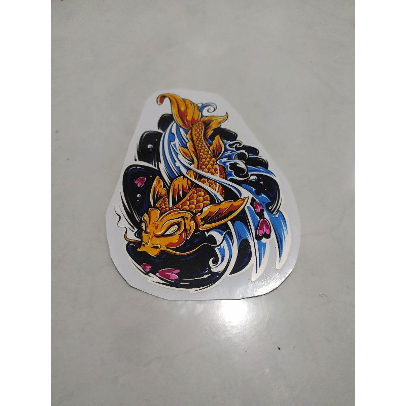 

Stiker Koi Bahan Anti gores Exclusive printing Anti air + Cutting